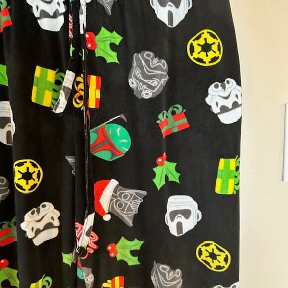 Star Wars Christmas Themed Sleepwear Soft Fleece Pajama Pants size XL - Picture 2 of 6
